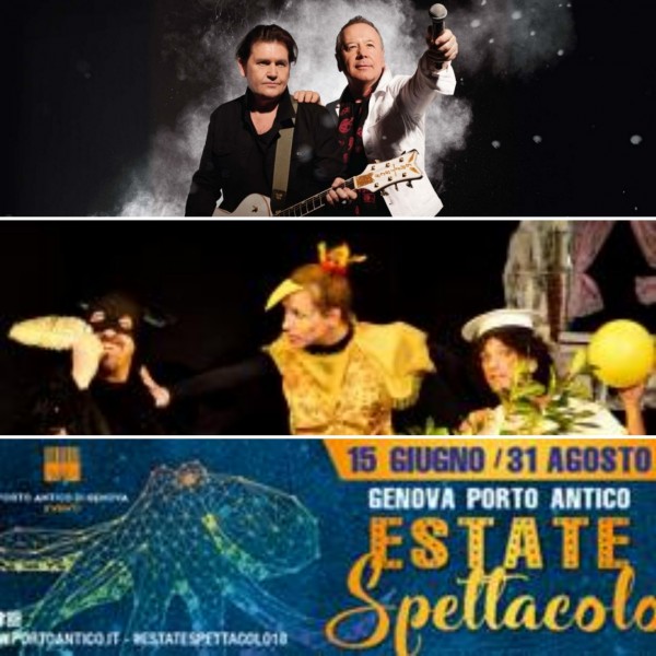 11 luglio: Simple Minds in concerto e Pierino e il Lupo a Genova  al Porto Antico