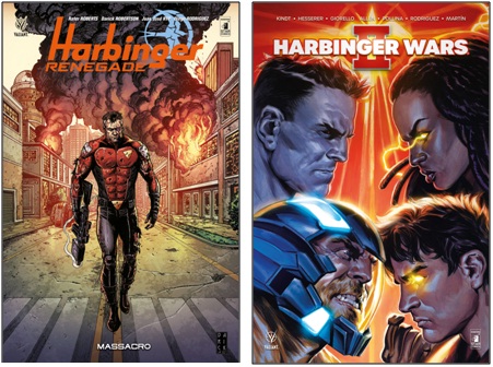 La Valiant è orgogliosa di presentare l’uscita dei volumi "Harbinger Renegade n. 2" e "Harbinger Wars 2": Venti di rivoluzione!