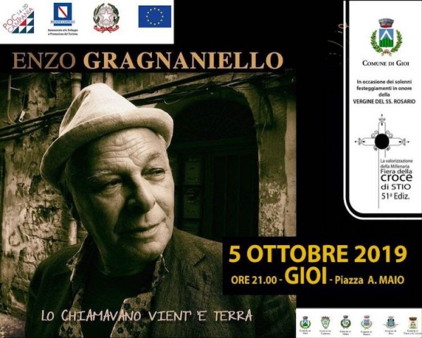 Enzo Gragnaniello live a Gioi alla 51ª edizione de"La valorizzazione della Millenarea Fiera della Croce di Stio".