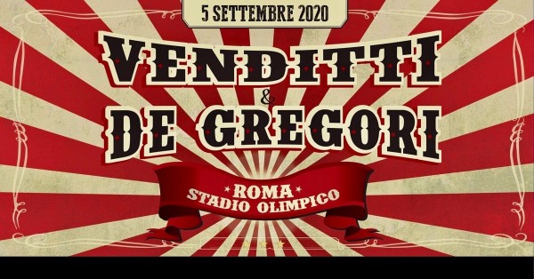 Venditti & De Gregori un evento unico nel cuore della Capitale nel 2020