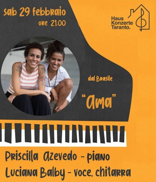 Priscilla Azevedo e Luciana Balby in "Ama" live ad Hauskonzerte