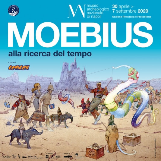 “Moebius: Alla ricerca del tempo” una grande mostra al Museo Archeologico Nazionale di Napoli  a cura di Comicon