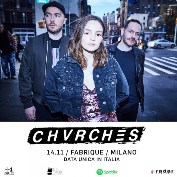 Chvrches, la band scozzese in Italia a Novembre