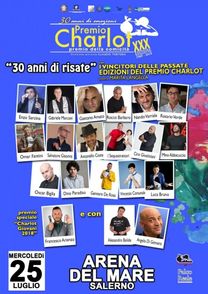 "30 anni di risate" tanti cabarettisti stasera per la grande festa dello Charlot Giovani