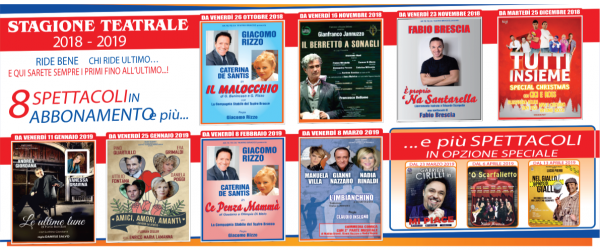 Teatro Bracco: si festeggiano i 20 anni di… Caterina De Santis !!!