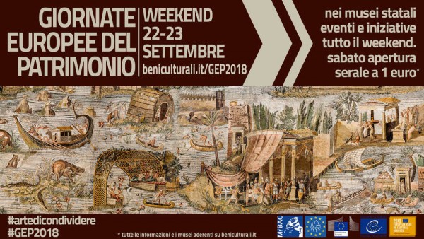 Giornate Europee del Patrimonio 2018 - l'arte di condividere