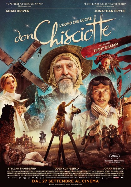 "L’uomo che uccise Don Chisciotte" l'attesissimo film di Terry Gilliam dal 27 settembre al cinema. Nel cast una straordinaria Rossy De Palma