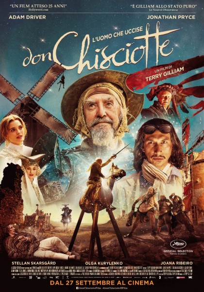 "L’uomo che uccise Don Chisciotte" l'attesissimo film di Terry Gilliam dal 27 settembre al cinema. Nel cast una straordinaria Rossy De Palma