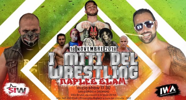 Il 18 novembre il grande wrestling torna a San Giorgio a Cremano!