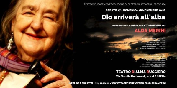 Omaggio a Alda Merini, parte il tour invernale in Italia di "Dio Arriverà all'alba"