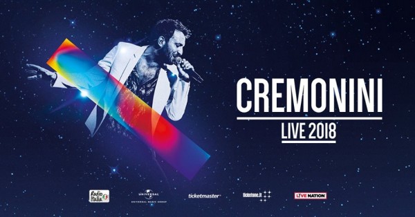 “Cremonini Live 2018” il 5 Dicembre al Pala Sele di Eboli