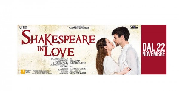 "Shakespeare in love" al Teatro Cilea fino al 25 Novembre 2018