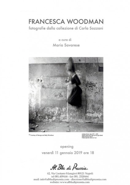 “Francesca Woodman. Fotografie dalla collezione di Carla Sozzani” un’interessante mostra Al Blu di Prussia