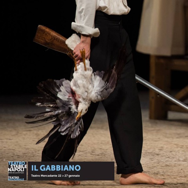"Il Gabbiano" di Anton Cechov al Teatro Mercadante di Napoli fino al 27 gennaio 2019.