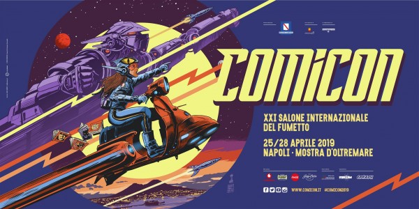 Francesco Francavilla firma il manifesto del Comicon 2019
