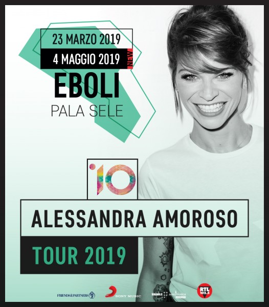 Alessandra Amoroso stasera al Palasele di Eboli per la prima tappa in Campania del “10 tour”