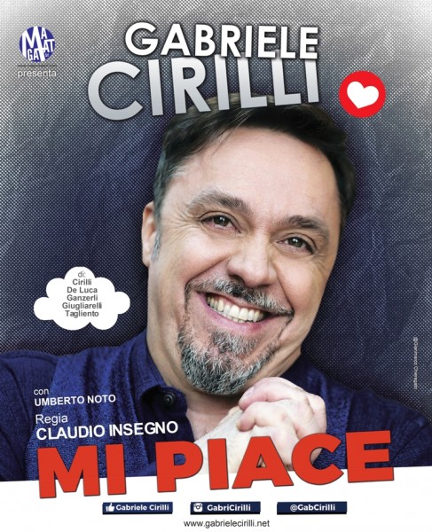 Grande successo di Gabriele Cirilli al teatro Bracco di Napoli con il suo spettacolo:”Mi piace”.