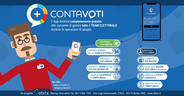 É arrivata l'app per visualizzare e gestire i risultati elettorali: Contavoti