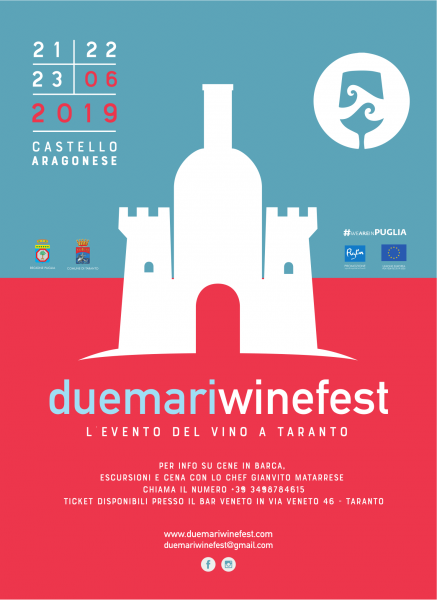 Tutto pronto per la V Edizione del  Due Mari WineFest!