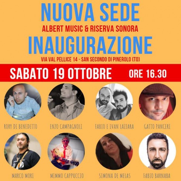 Albert Music & Riserva Sonora, il 19 Ottobre l'inaugurazione della nuova sede.