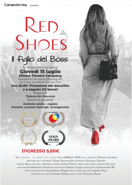 RED SHOES – Il Figlio del Boss, happening party per la proiezione speciale a Pompei del docufilm