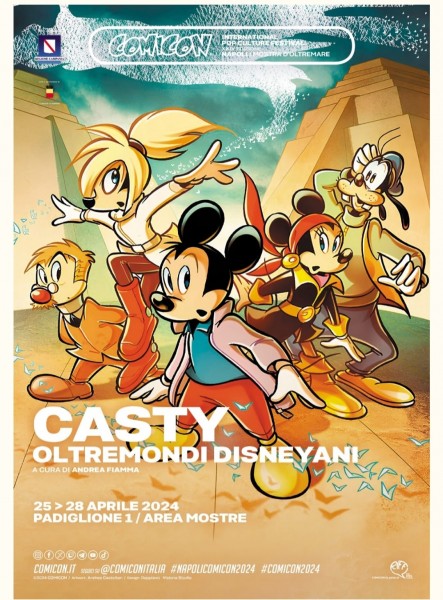 Casty. Oltremondi disneyani, la mostra al Comicon di Napoli