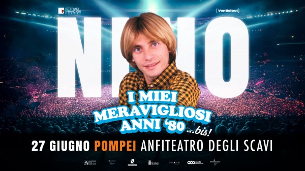 Nino D'Angelo chiude il tour a Pompei: il 27 giugno il gran finale tra storia e musica