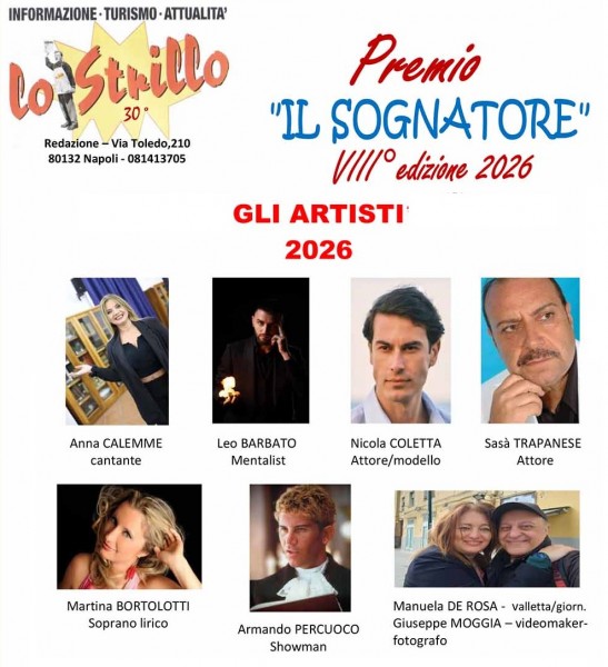 Il coraggio di sognare: a Napoli torna il Premio “Il Sognatore” tra eccellenze e visioni