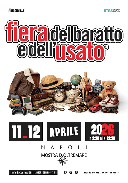 La Fiera del Baratto e dell’Usato torna a Napoli per la 57ª edizione