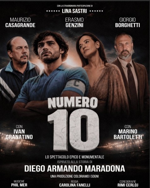 Numero 10, Maradona diventa spettacolo al Palapartenope