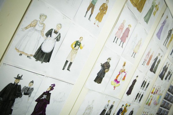 Bozzetti vestiti Mrs Brill - Foto di Giulia Marangoni